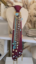 charm cascade tie